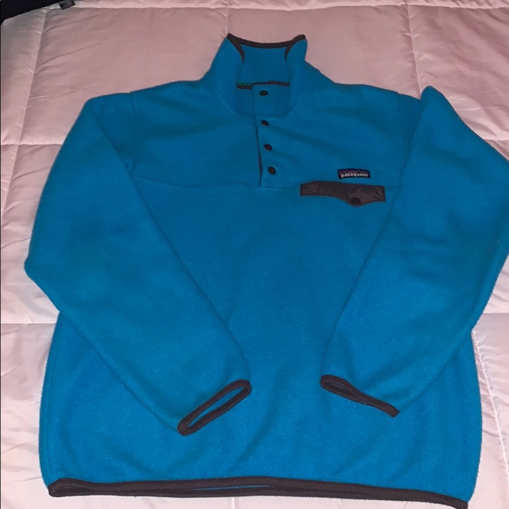 Patagonia fleece blue